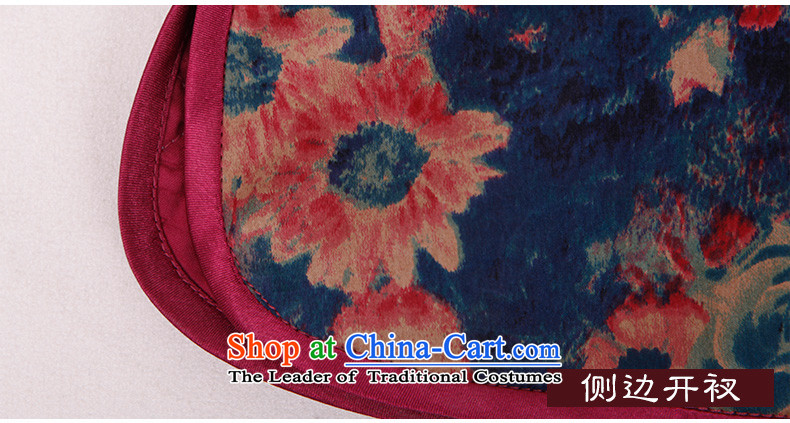 The Butterfly Lovers 2015 autumn and winter of ethnic, Tang blouses improved silk and cotton yarn folder cloud of incense qipao shirt suit XXL picture, prices, brand platters! The elections are supplied in the national character of distribution, so action, buy now enjoy more preferential! As soon as possible.