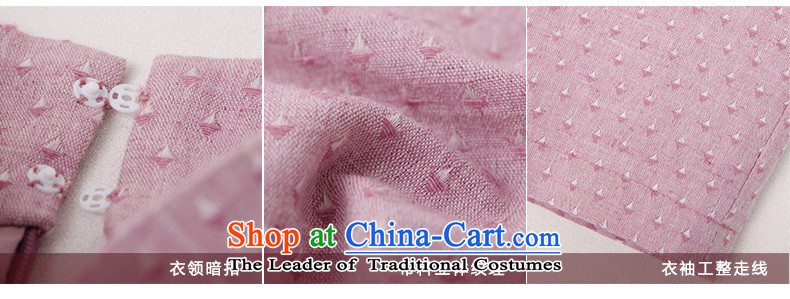 The Butterfly Lovers 2015 autumn and winter new retro long long-sleeved cheongsam dress stylish improved cotton linen dresses Sau San light violet S picture, prices, brand platters! The elections are supplied in the national character of distribution, so action, buy now enjoy more preferential! As soon as possible.