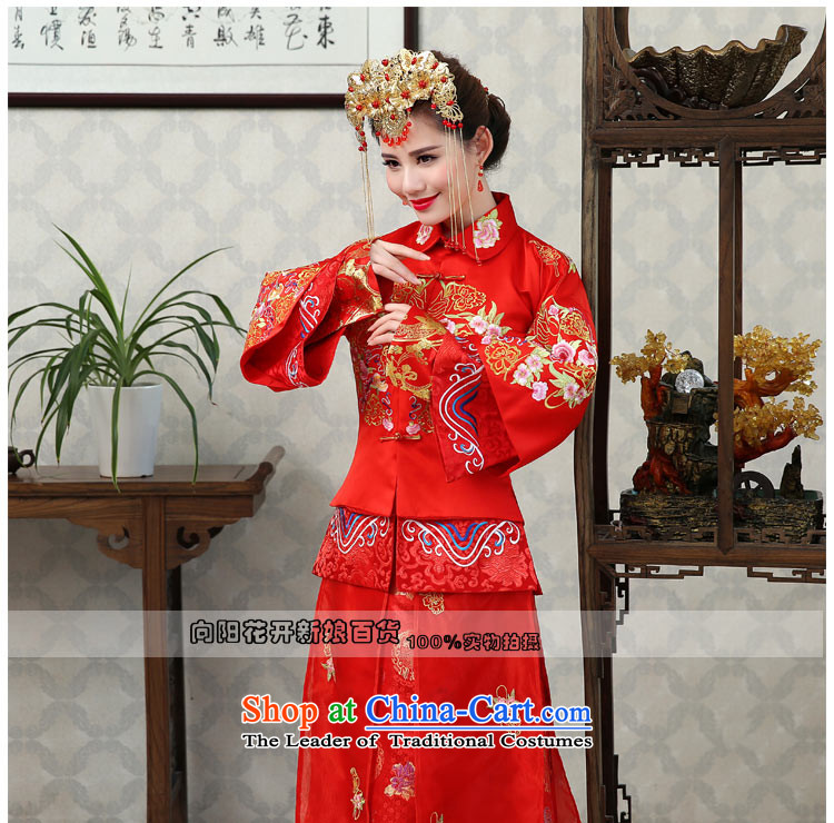 Sau Yi Ho Wo Service bridal dresses Chinese wedding dress 2015 new winter red bows wedding dress qipao Soo kimono red retro L code waist 2.1 foot picture, prices, brand platters! The elections are supplied in the national character of distribution, so action, buy now enjoy more preferential! As soon as possible.