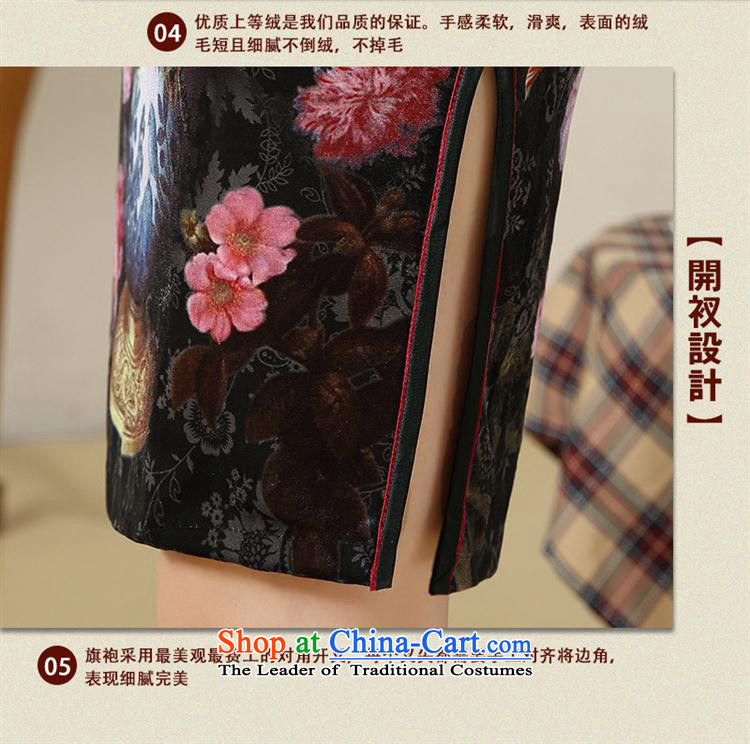 Mano-hwan's 2015 winter new qipao scouring pads, long-sleeved cheongsam dress upscale improved picture color L photo cheongsam, prices, brand platters! The elections are supplied in the national character of distribution, so action, buy now enjoy more preferential! As soon as possible.