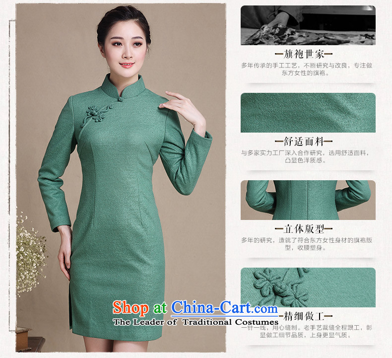 The cross-link a long-sleeved 2015 歆 cheongsam dress new stylish retro hair fall replacing light qipao? temperament improved Sau San cheongsam dress Y3220 ORANGE XXL picture, prices, brand platters! The elections are supplied in the national character of distribution, so action, buy now enjoy more preferential! As soon as possible.