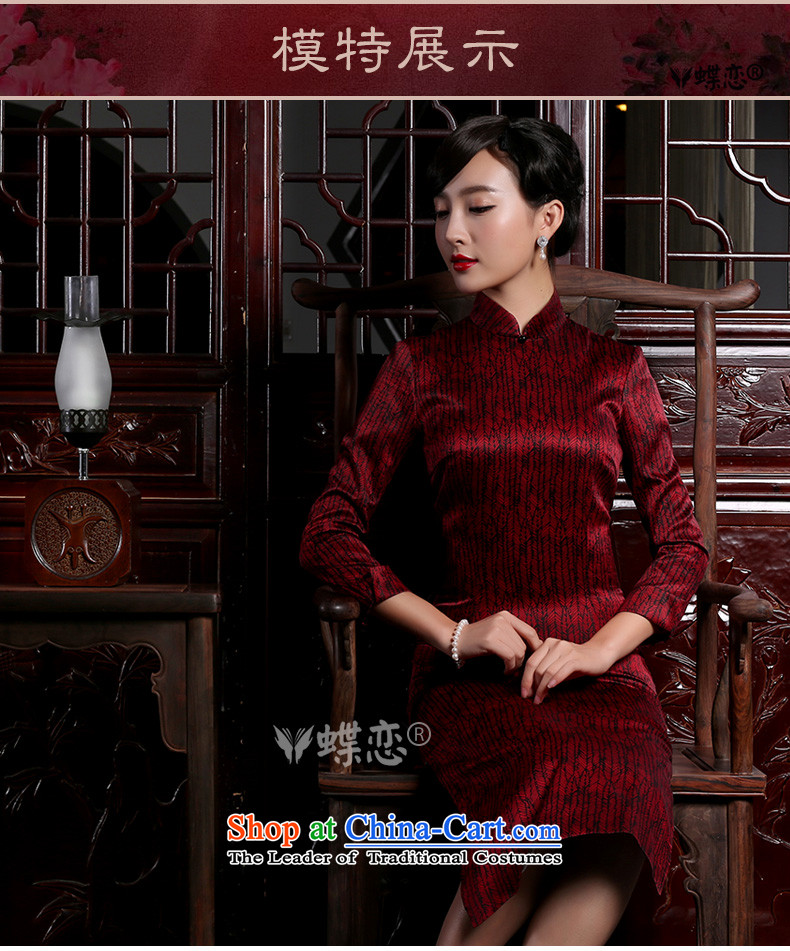 The Butterfly Lovers 2015 autumn and winter new retro long Sau San cheongsam dress stylish Silk Cheongsam daily improved chestnut horses XL Photo, prices, brand platters! The elections are supplied in the national character of distribution, so action, buy now enjoy more preferential! As soon as possible.