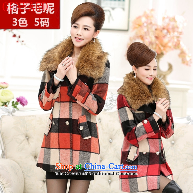 Load New GENYARD autumn wind-girl in older women a wool coat wool middle-aged mother jackets for nagymaros orange XL,GENYARD,,, shopping on the Internet