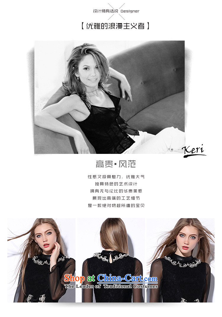 The main European station 2015 Women's autumn and winter new stylish leather wear the spell checker shirt collar female VA87690 black M picture, prices, brand platters! The elections are supplied in the national character of distribution, so action, buy now enjoy more preferential! As soon as possible.
