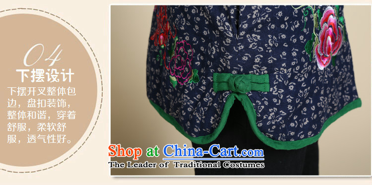 Talks of autumn and winter 2015 Mrs mother older women in national wind load Embroidery Stamp Grandma Tang Dynasty Large comfortable cotton clothing cotton single kit optional green package XXXL picture, prices, brand platters! The elections are supplied in the national character of distribution, so action, buy now enjoy more preferential! As soon as possible.