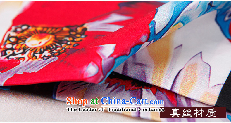 Butterfly Lovers 2015 Autumn new stylish short, improvement of cheongsam dress stitching long-sleeved retro Silk Cheongsam suit - pre-sale 5 day S picture, prices, brand platters! The elections are supplied in the national character of distribution, so action, buy now enjoy more preferential! As soon as possible.