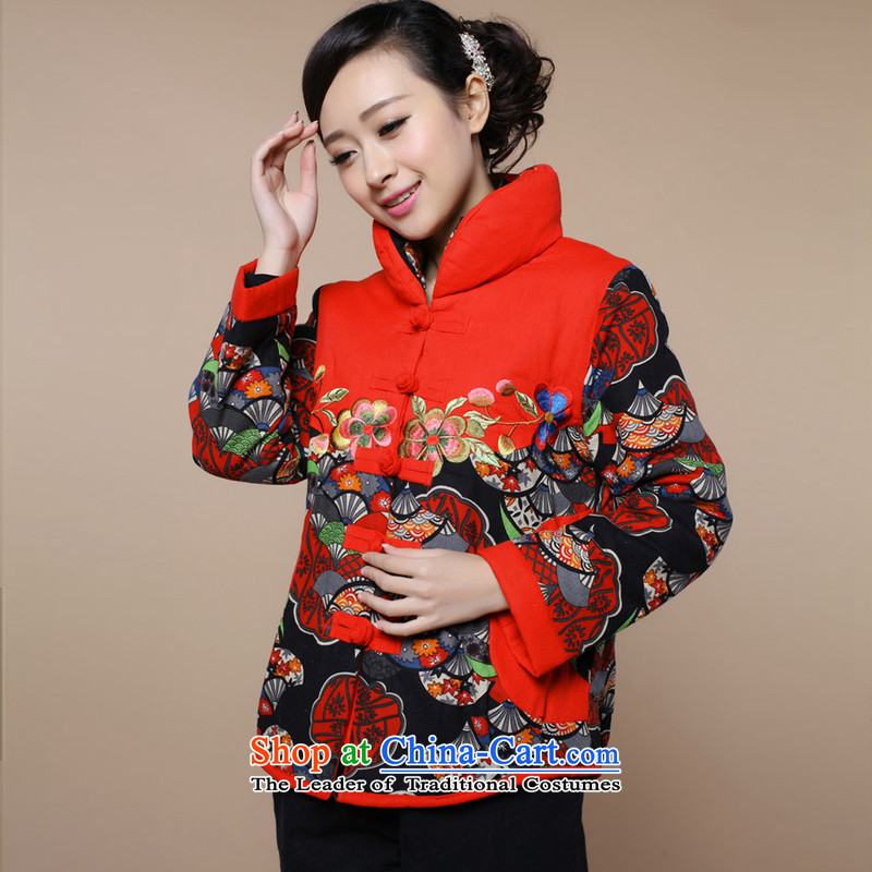 Talks of autumn and winter 2015 Mrs mother older women in national wind load Embroidery Stamp Grandma Tang Dynasty Large Ãþòâ Leisure Comfort Bonfrere looked as casual single kit optional safflower kit XXXL, talks-sook (liangshu) , , , shopping on the Int