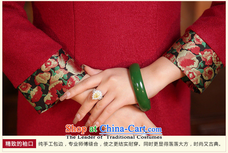 Chinese Classic long-sleeved gross be Serb cheongsam dress autumn and winter day-to improve the stylish and elegant Chinese Female dress Sau San Red S picture, prices, brand platters! The elections are supplied in the national character of distribution, so action, buy now enjoy more preferential! As soon as possible.