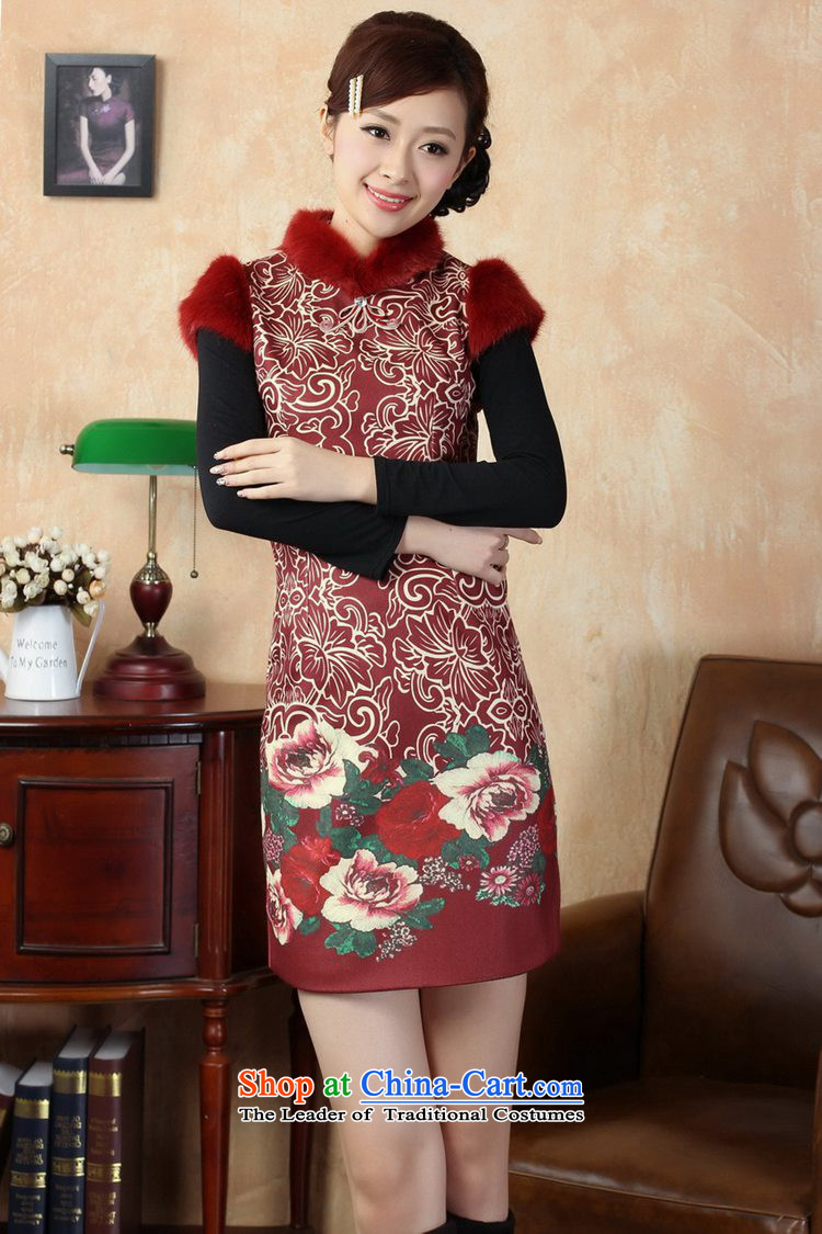 In accordance with the fuser retro OF ETHNIC CHINESE WOMEN'S improved stamp short of Sau San Tong replacing old winter qipao /Y0019# Figure 2XL Photo, prices, brand platters! The elections are supplied in the national character of distribution, so action, buy now enjoy more preferential! As soon as possible.