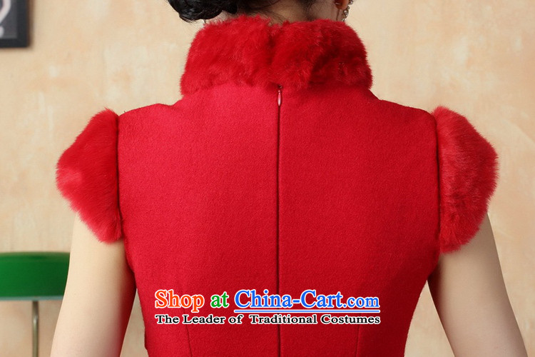 In accordance with the improved Chinese women's fuser dresses ethnic Classic tray clip short of Sau San Tong replacing old winter qipao /Y0020# RED XL Photo, prices, brand platters! The elections are supplied in the national character of distribution, so action, buy now enjoy more preferential! As soon as possible.