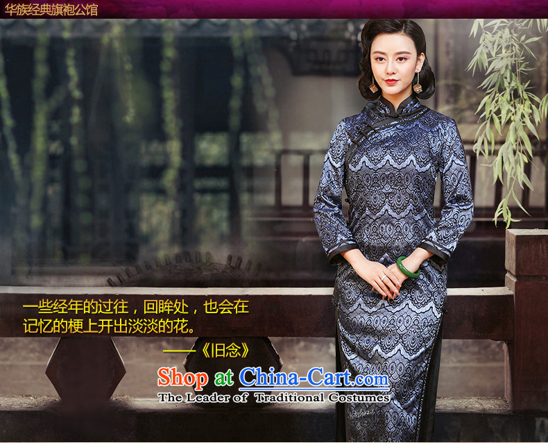 China-republic of korea lace qipao classic skirt 2015 new autumn and winter long-sleeved long skirt Chinese improved abounds qipao - 15 days pre-sale prices, pictures, L brand platters! The elections are supplied in the national character of distribution, so action, buy now enjoy more preferential! As soon as possible.