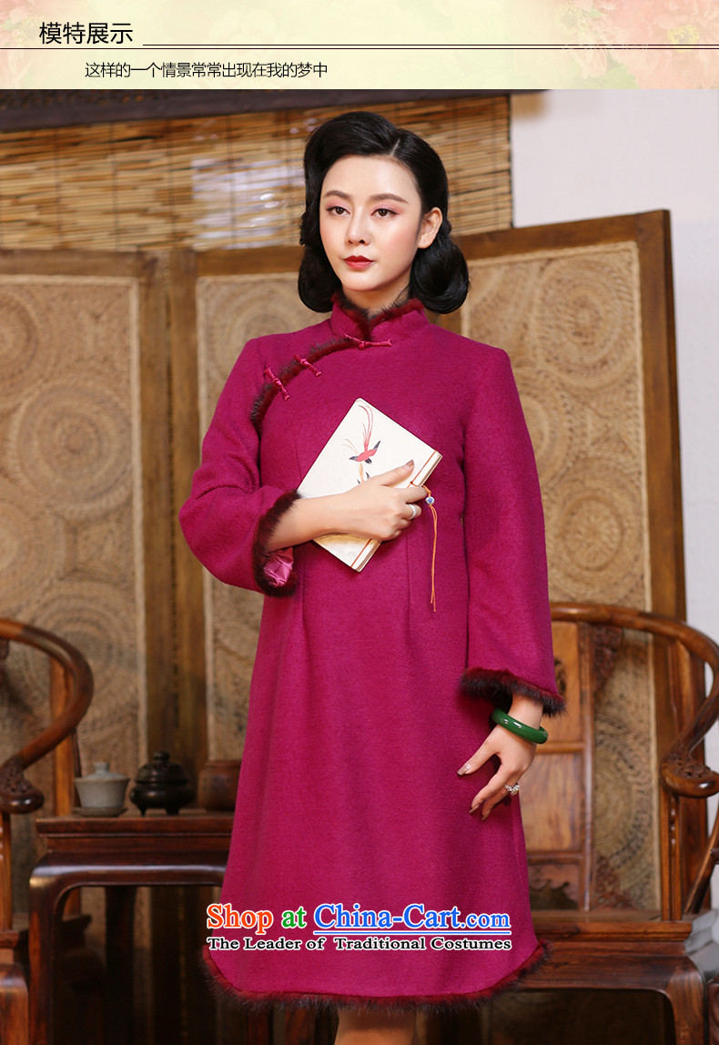 China Ethnic classic autumn and winter? long-sleeved qipao gross 2015 new improved daily elegant beauty fashion thick girl S pictures, price red, brand platters! The elections are supplied in the national character of distribution, so action, buy now enjoy more preferential! As soon as possible.
