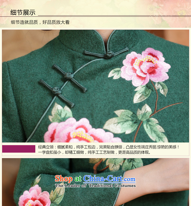 The Republic of Korea, China ethnic classic wind embroidery Tang Dynasty Chinese qipao Ms. shirt Fall/Winter Collections tea arts garment China wind in red S picture, prices, brand platters! The elections are supplied in the national character of distribution, so action, buy now enjoy more preferential! As soon as possible.