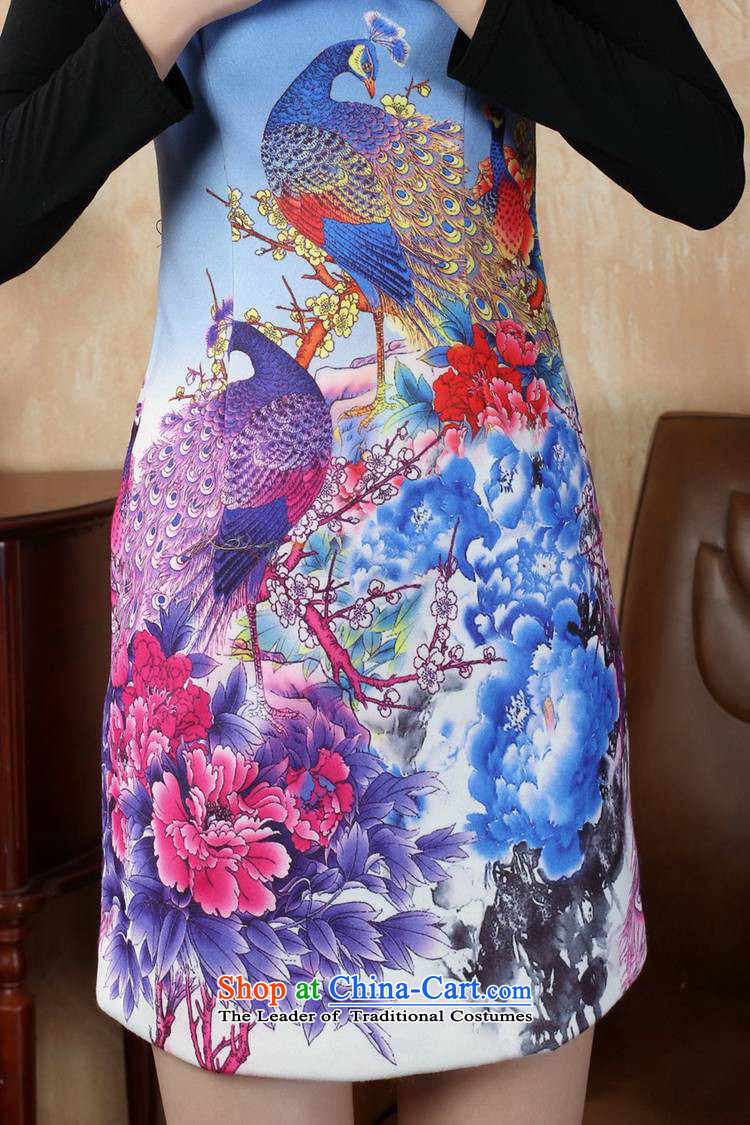 In accordance with the fuser retro ethnic Chinese improved women's Mock-neck animals stamp, Sau San Tong loaded short winter qipao ancient /Y0022# Figure 2XL Photo, prices, brand platters! The elections are supplied in the national character of distribution, so action, buy now enjoy more preferential! As soon as possible.