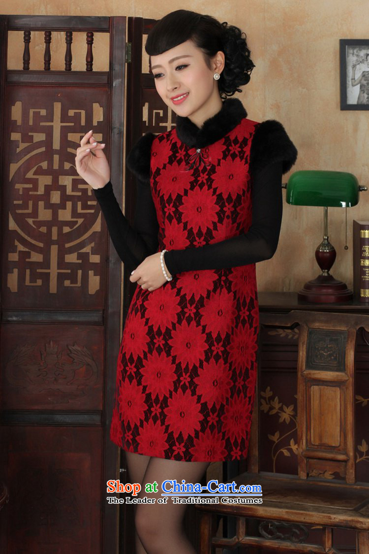 In accordance with the Fuser OF ETHNIC CHINESE WOMEN'S improved dresses Classic tray clip short of Sau San Tong replacing old winter qipao /Y0023# figure L picture, prices, brand platters! The elections are supplied in the national character of distribution, so action, buy now enjoy more preferential! As soon as possible.