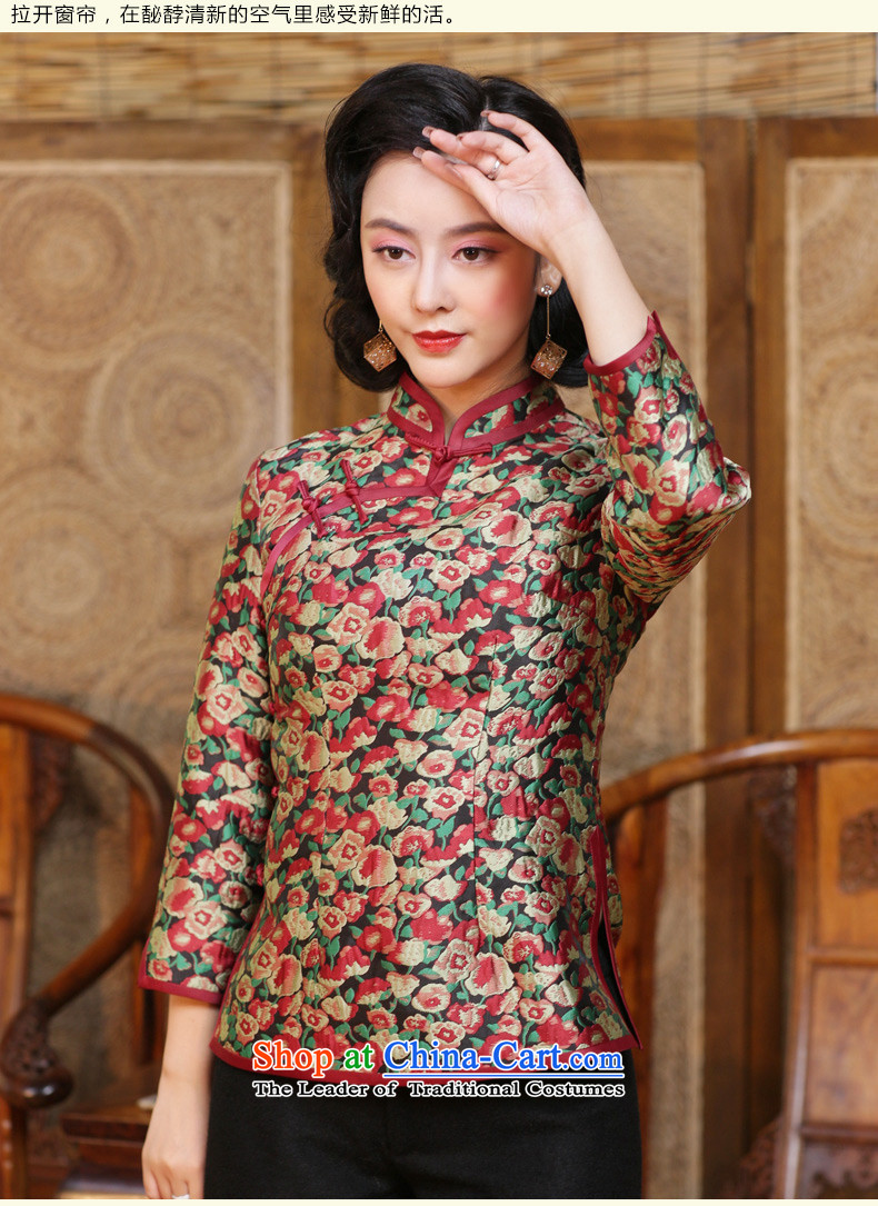 China-Tang dynasty Classic Ms. Fall/Winter Collections Of Korea wind long-sleeved T-shirt cheongsam dress jacket Sau San abounds improved Chinese - 15 days pre-sale prices, pictures, XL brand platters! The elections are supplied in the national character of distribution, so action, buy now enjoy more preferential! As soon as possible.