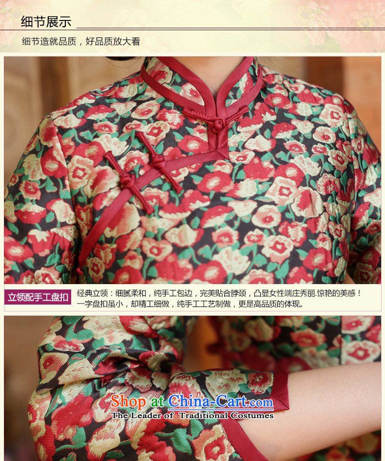 China-Tang dynasty Classic Ms. Fall/Winter Collections Of Korea wind long-sleeved T-shirt cheongsam dress jacket Sau San abounds improved Chinese - 15 days pre-sale prices, pictures, XL brand platters! The elections are supplied in the national character of distribution, so action, buy now enjoy more preferential! As soon as possible.