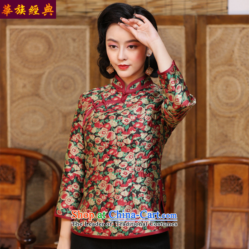 China-Tang dynasty Classic Ms. Fall/Winter Collections Of Korea wind long-sleeved T-shirt cheongsam dress jacket Sau San abounds improved Chinese - 15 days pre-sale XL, China Ethnic Classic (HUAZUJINGDIAN) , , , shopping on the Internet