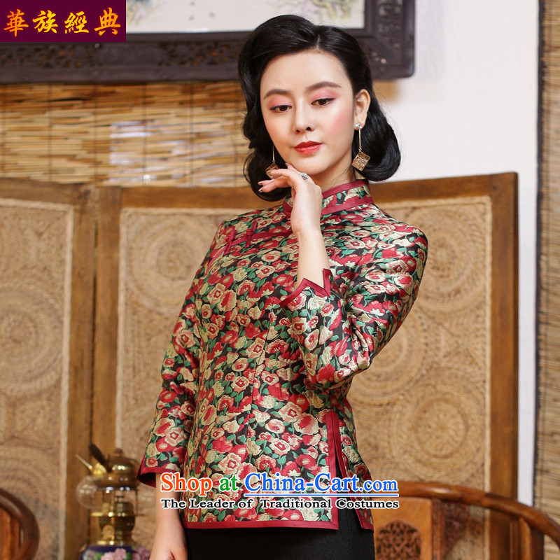 China-Tang dynasty Classic Ms. Fall/Winter Collections Of Korea wind long-sleeved T-shirt cheongsam dress jacket Sau San abounds improved Chinese - 15 days pre-sale XL, China Ethnic Classic (HUAZUJINGDIAN) , , , shopping on the Internet