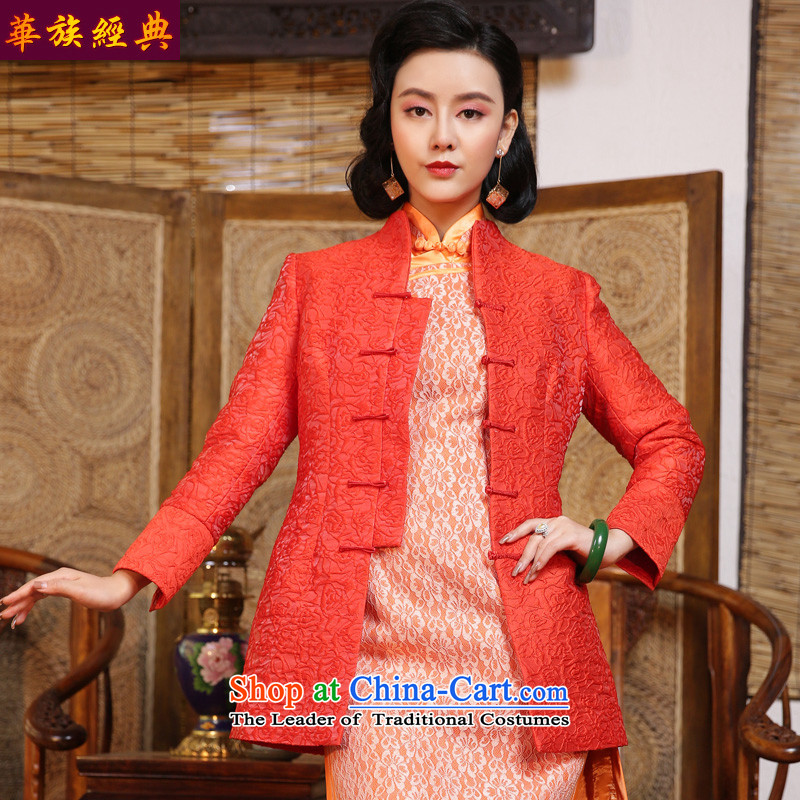 China-Tang dynasty Classic Chinese cheongsam dress jacket of the Republic of Korea Air Ms. improved long-sleeved shirt 2015 Fall/Winter Collections suit - 15 days pre-sale XXL, Wah-Classic (HUAZUJINGDIAN) , , , shopping on the Internet