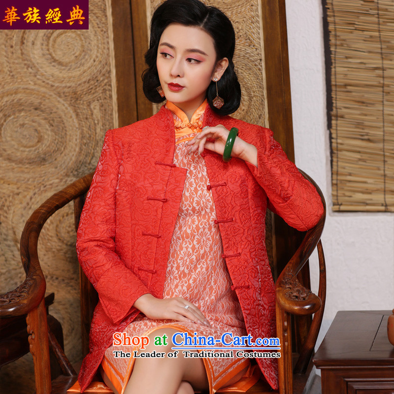 China-Tang dynasty Classic Chinese cheongsam dress jacket of the Republic of Korea Air Ms. improved long-sleeved shirt 2015 Fall/Winter Collections suit - 15 days pre-sale XXL, Wah-Classic (HUAZUJINGDIAN) , , , shopping on the Internet
