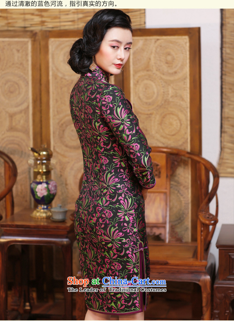 Chinese classic modern day-to-improved Ms. qipao package and dresses 2015 new autumn and winter in long-sleeved custom suit - 15 days pre-sale prices, pictures, M brand platters! The elections are supplied in the national character of distribution, so action, buy now enjoy more preferential! As soon as possible.