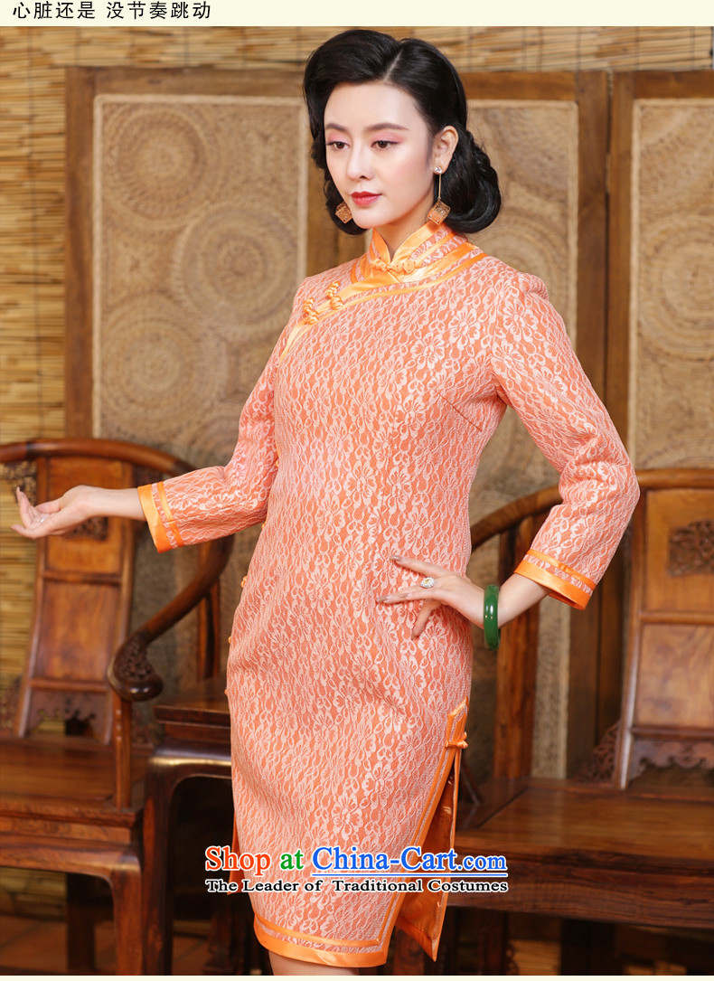 China Ethnic Classic long-sleeved qipao winter 2015 new autumn improved stylish Chinese dress code cheongsam dress girls Big Picture Color - 15 days pre-sale prices, pictures, L brand platters! The elections are supplied in the national character of distribution, so action, buy now enjoy more preferential! As soon as possible.