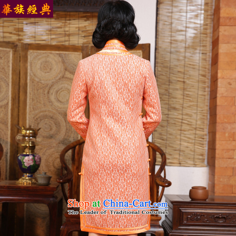 China Ethnic Classic long-sleeved qipao winter 2015 new autumn improved stylish Chinese dress code cheongsam dress girls Big Picture Color - pre-sale 15 days , L, ethnic Chinese Classic (HUAZUJINGDIAN) , , , shopping on the Internet