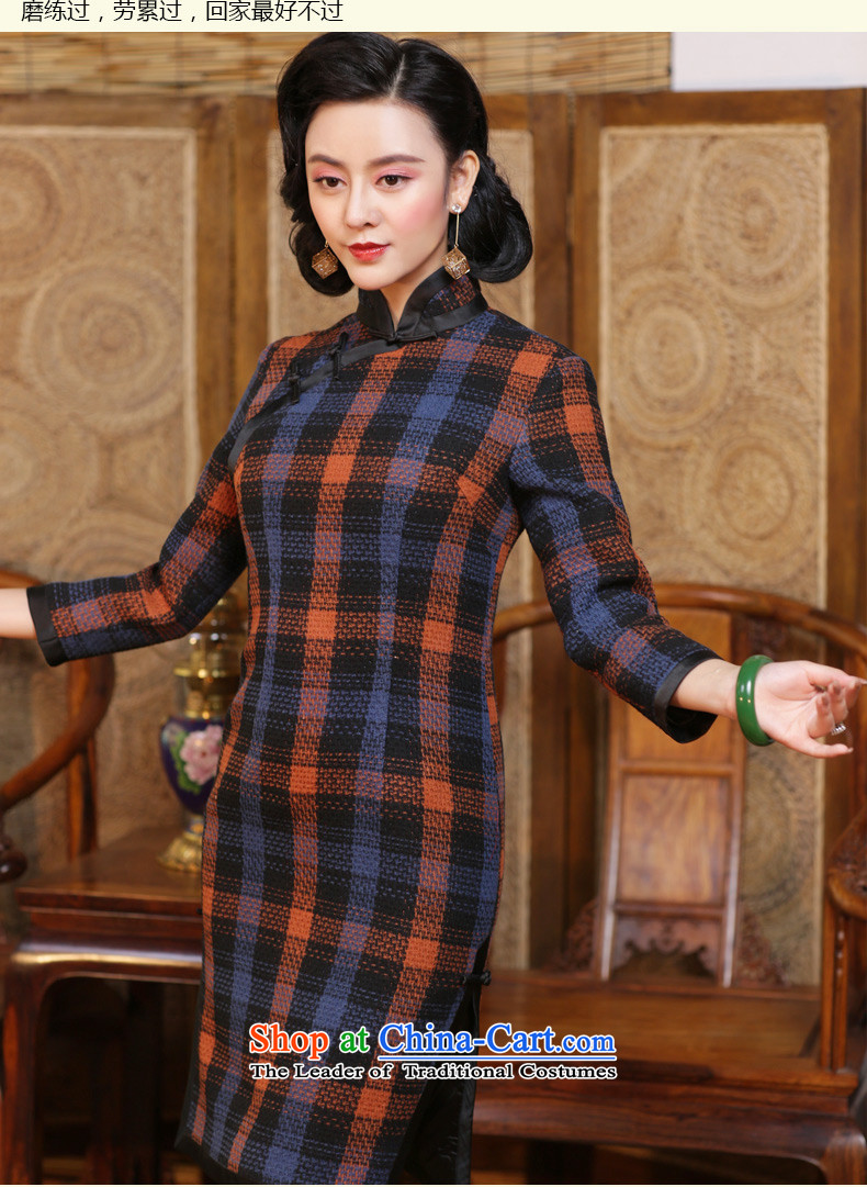 China Ethnic Chinese classical cuff cheongsam dress 2015 new daily fall and winter, Ms. dresses and Stylish retro suit - the pre-improved sales 15 days XXL picture, prices, brand platters! The elections are supplied in the national character of distribution, so action, buy now enjoy more preferential! As soon as possible.