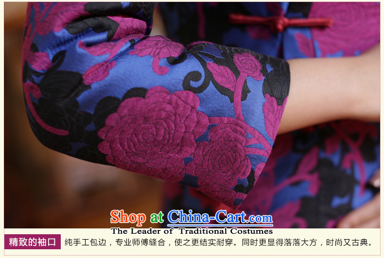 China ethnic Chinese in long-sleeved Long Classic of daily Sau San retro cheongsam dress of autumn and winter wind of the Republic of Korea - pre-sale elegant floral XXXL 15 days pictures, prices, brand platters! The elections are supplied in the national character of distribution, so action, buy now enjoy more preferential! As soon as possible.