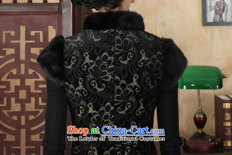 In accordance with the fuser retro ethnic Chinese improved women's dresses need collar badges of Sau San Tong replacing old qipao winter /Y0025# Figure 2XL Photo, prices, brand platters! The elections are supplied in the national character of distribution, so action, buy now enjoy more preferential! As soon as possible.