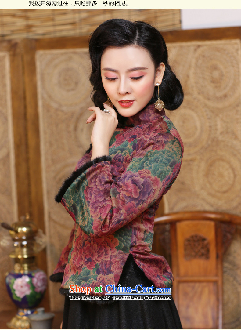 China Ethnic classic silk Heung-cloud Tang dynasty yarn cotton coat women's long-sleeved shirt clip cotton cheongsam Chinese clothing autumn and winter, suit - 15 days pre-sale prices, pictures, L brand platters! The elections are supplied in the national character of distribution, so action, buy now enjoy more preferential! As soon as possible.