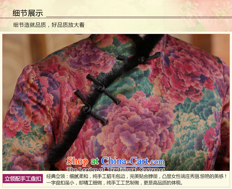 China Ethnic classic silk Heung-cloud Tang dynasty yarn cotton coat women's long-sleeved shirt clip cotton cheongsam Chinese clothing autumn and winter, suit - 15 days pre-sale prices, pictures, L brand platters! The elections are supplied in the national character of distribution, so action, buy now enjoy more preferential! As soon as possible.