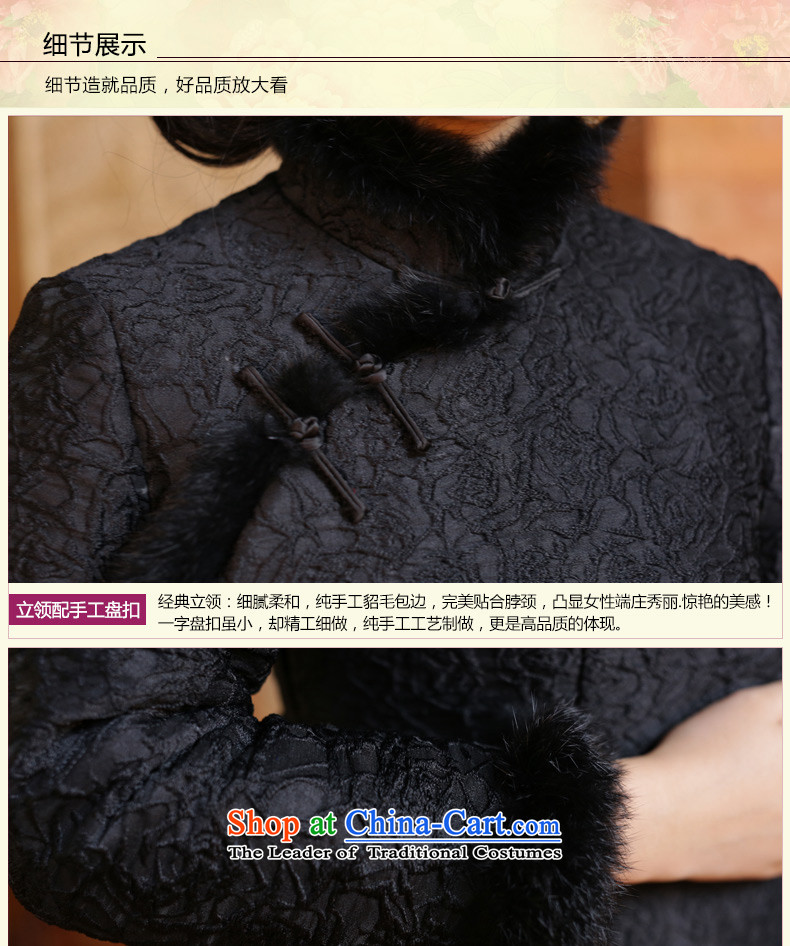China Ethnic classic folder cotton Tang Dynasty Han-National wind jacket women 2015 Fall/Winter Collections Ãþòâ Chinese long-sleeved sweater black - 15 days pre-sale prices, pictures, XXL brand platters! The elections are supplied in the national character of distribution, so action, buy now enjoy more preferential! As soon as possible.