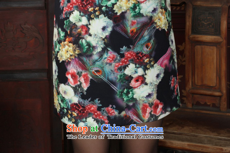 In accordance with the new fuser winter of ethnic Chinese women's classical disk improved clip Tang dynasty, Sau San short qipao ancient /Y0026# figure L picture, prices, brand platters! The elections are supplied in the national character of distribution, so action, buy now enjoy more preferential! As soon as possible.