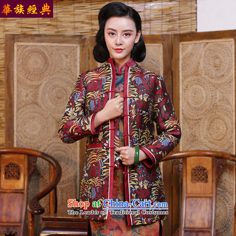 China-Tang dynasty Classic autumn replacing qipao jacket, the Republic of Korea long-sleeved blouses and improvement of Chinese Wind China Wind Jacket suit - pre-sale 15 days , L, ethnic Chinese Classic (HUAZUJINGDIAN) , , , shopping on the Internet