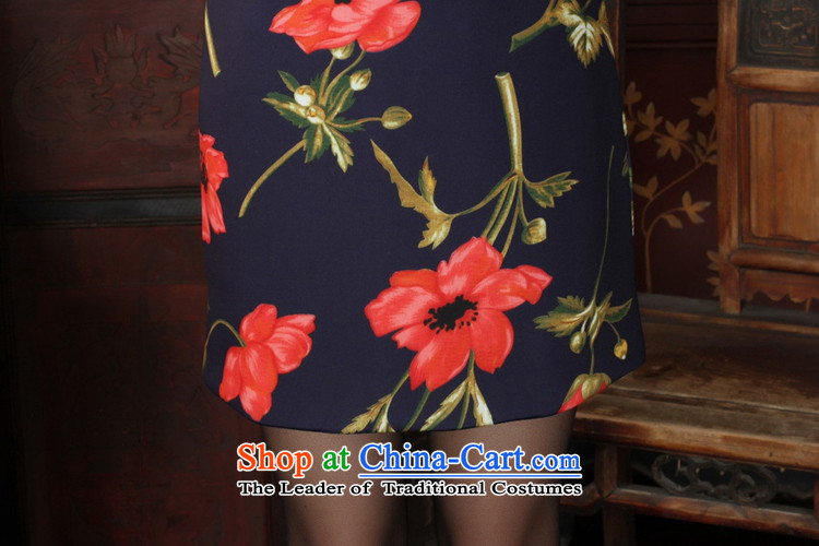 In accordance with the Fuser OF ETHNIC CHINESE WOMEN'S improved dresses collar stitching Classic tray clip short of Sau San Tong replacing old /Y0027# qipao figure S picture, prices, brand platters! The elections are supplied in the national character of distribution, so action, buy now enjoy more preferential! As soon as possible.