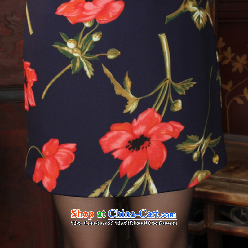 In accordance with the Fuser OF ETHNIC CHINESE WOMEN'S improved dresses collar stitching Classic tray clip short of Sau San Tong replacing old /Y0027# qipao figure S, in accordance with the fuser has been pressed shopping on the Internet