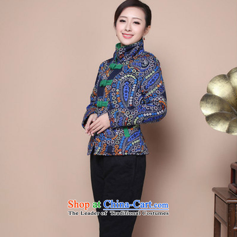 Talks of autumn and winter 2015 Mrs new stylish mother older women in national wind load Embroidery Stamp Grandma Tang Dynasty Large Ãþòâ Bonfrere looked as casual single kit optional Blu-ruff XXXL, talks-sook (liangshu) , , , shopping on the Internet