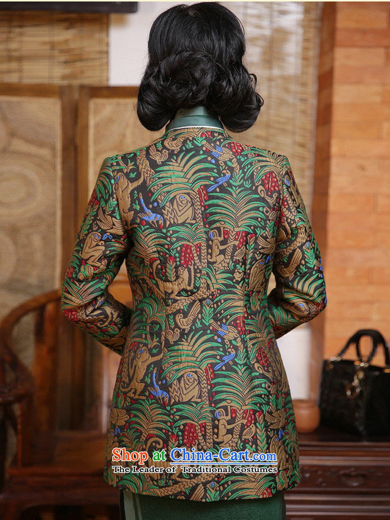 China Ethnic classic Chinese Tang dynasty improved women's 2015 Autumn boxed long-sleeved shirt cheongsam jacket in China wind long suit - 15 days pre-sale XXL pictures, prices, brand platters! The elections are supplied in the national character of distribution, so action, buy now enjoy more preferential! As soon as possible.