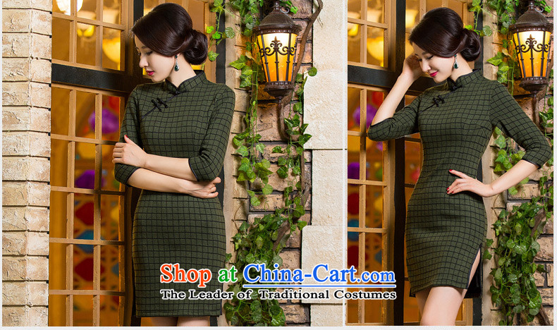 The Find grid 2015 歆 Fall/Winter Collections qipao improved gross? In long knitting of qipao skirt New Sau San Ms. retro cheongsam dress QD298 dark red L picture, prices, brand platters! The elections are supplied in the national character of distribution, so action, buy now enjoy more preferential! As soon as possible.