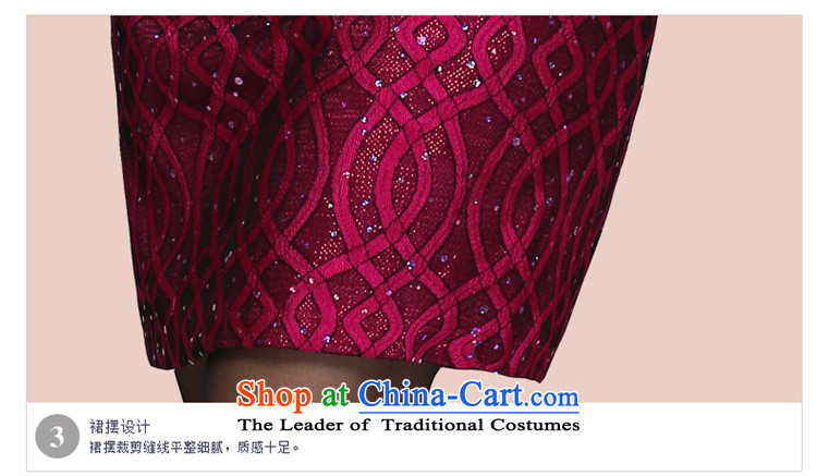 Memnarch 琊 Connie Shop 2015 Autumn new large temperament, female graphics thin Foutune of long-sleeved lace dresses in red XL Photo, prices, brand platters! The elections are supplied in the national character of distribution, so action, buy now enjoy more preferential! As soon as possible.