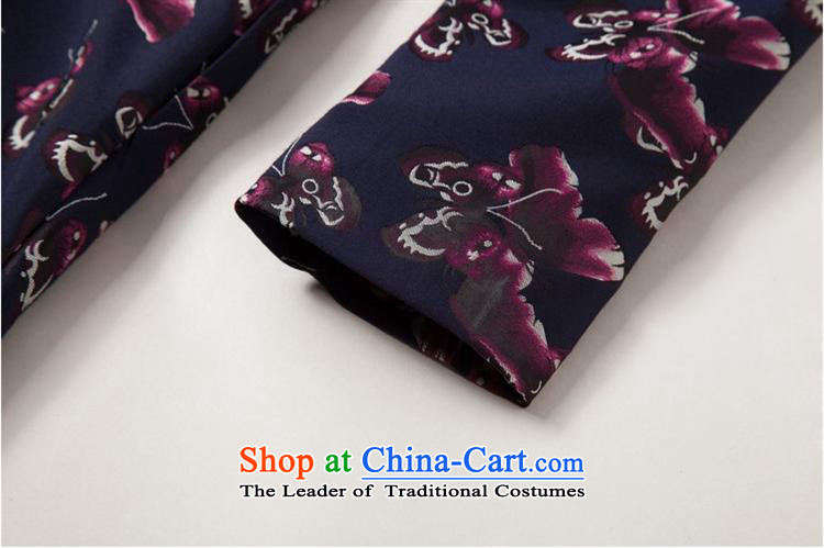 Memnarch 琊 Connie Shop 2015 Autumn New) lady temperament butterfly stamp 7 Cuff Foutune of A thin graphics skirt dresses picture color L photo, prices, brand platters! The elections are supplied in the national character of distribution, so action, buy now enjoy more preferential! As soon as possible.