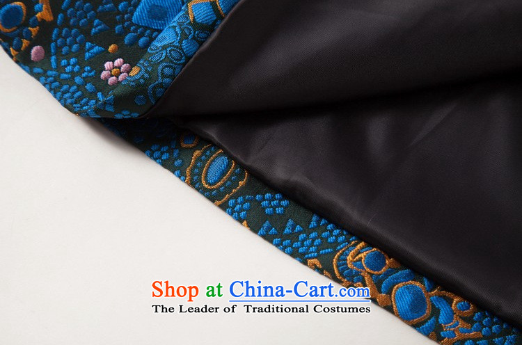 Memnarch 琊 Connie Shop 2015 Autumn New) palace luxury jacquard round-neck collar 7 Cuff A Sau San skirt dresses picture color L photo, prices, brand platters! The elections are supplied in the national character of distribution, so action, buy now enjoy more preferential! As soon as possible.