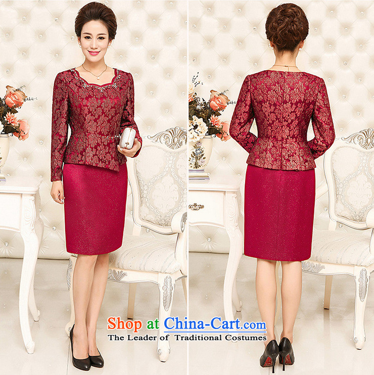 Memnarch 琊 Connie Shop 2015 Autumn new catering wedding celebration of wedding lace leave two garment wine red XL Photo, prices, brand platters! The elections are supplied in the national character of distribution, so action, buy now enjoy more preferential! As soon as possible.