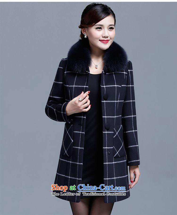 Memnarch 琊 Connie Shop 2015 winter clothing new stylish aware of elegance. Long grid gross jacket coat women? cashmere orange XL Photo, prices, brand platters! The elections are supplied in the national character of distribution, so action, buy now enjoy more preferential! As soon as possible.