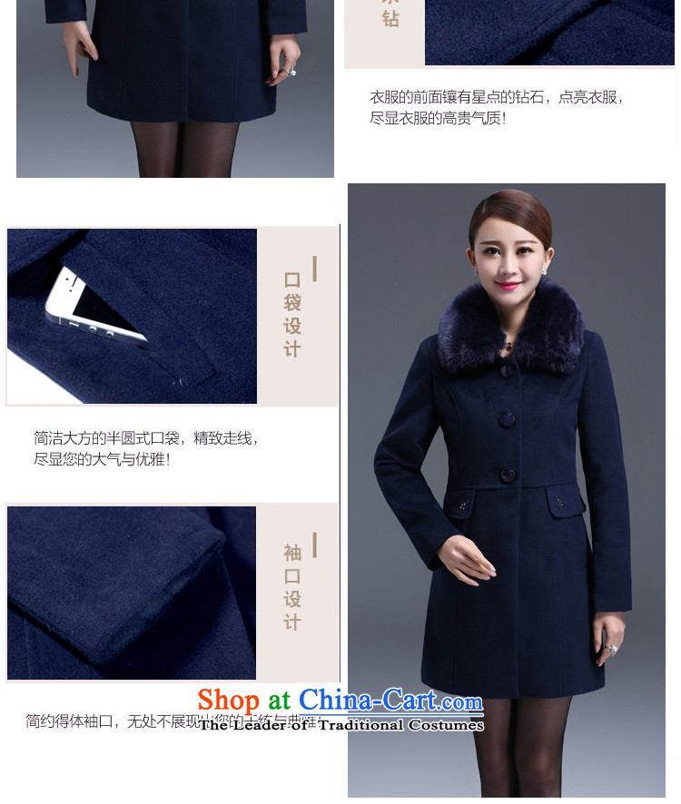 Memnarch 琊 Connie Shop 2015 autumn and winter new Korean minimalist gross for long mother who decorated wine red jacket? wool XL Photo, prices, brand platters! The elections are supplied in the national character of distribution, so action, buy now enjoy more preferential! As soon as possible.