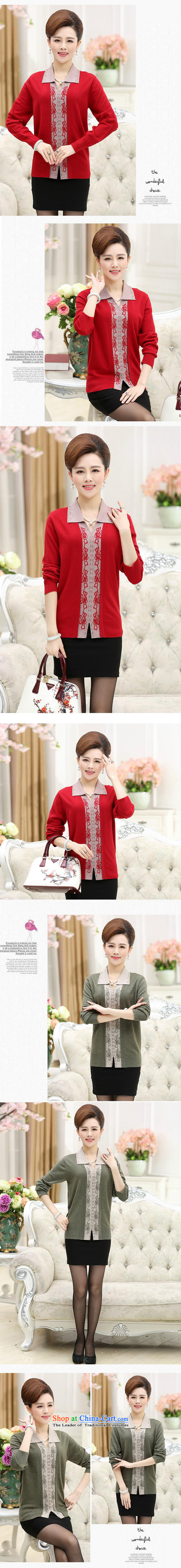 September female shop women fall with * Knitted Shirt long-sleeved sweater 40-50-year-old mother with new sweater code of the elderly in the Western Red 125 pictures, prices, brand platters! The elections are supplied in the national character of distribution, so action, buy now enjoy more preferential! As soon as possible.