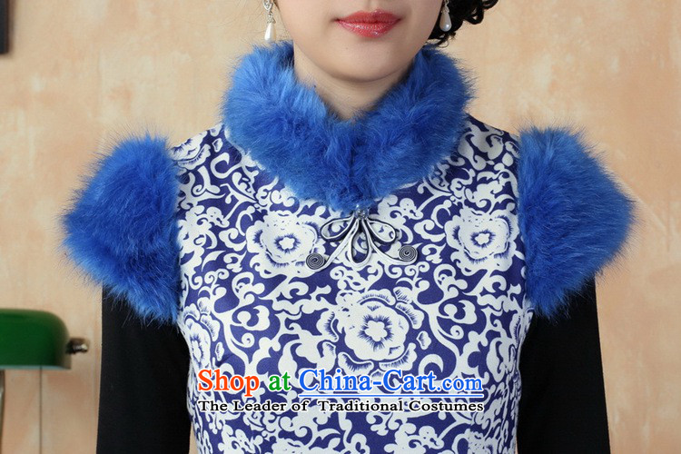 To Green, ethnic Chinese improved women's Mock-neck suit stitching short, Sau San Tong replacing old winter qipao /Y0018# figure L picture, prices, brand platters! The elections are supplied in the national character of distribution, so action, buy now enjoy more preferential! As soon as possible.