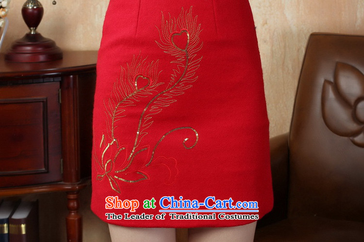 To Green, trendy new ethnic Chinese improvements for women of Sau San short Tang dynasty winter cheongsam ancient /Y0020# RED S picture, prices, brand platters! The elections are supplied in the national character of distribution, so action, buy now enjoy more preferential! As soon as possible.